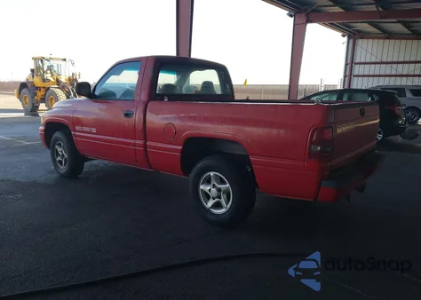 2000 Dodge Ram 1500 St из США, поврежденный, VIN 1B7HC16Y0YS501595